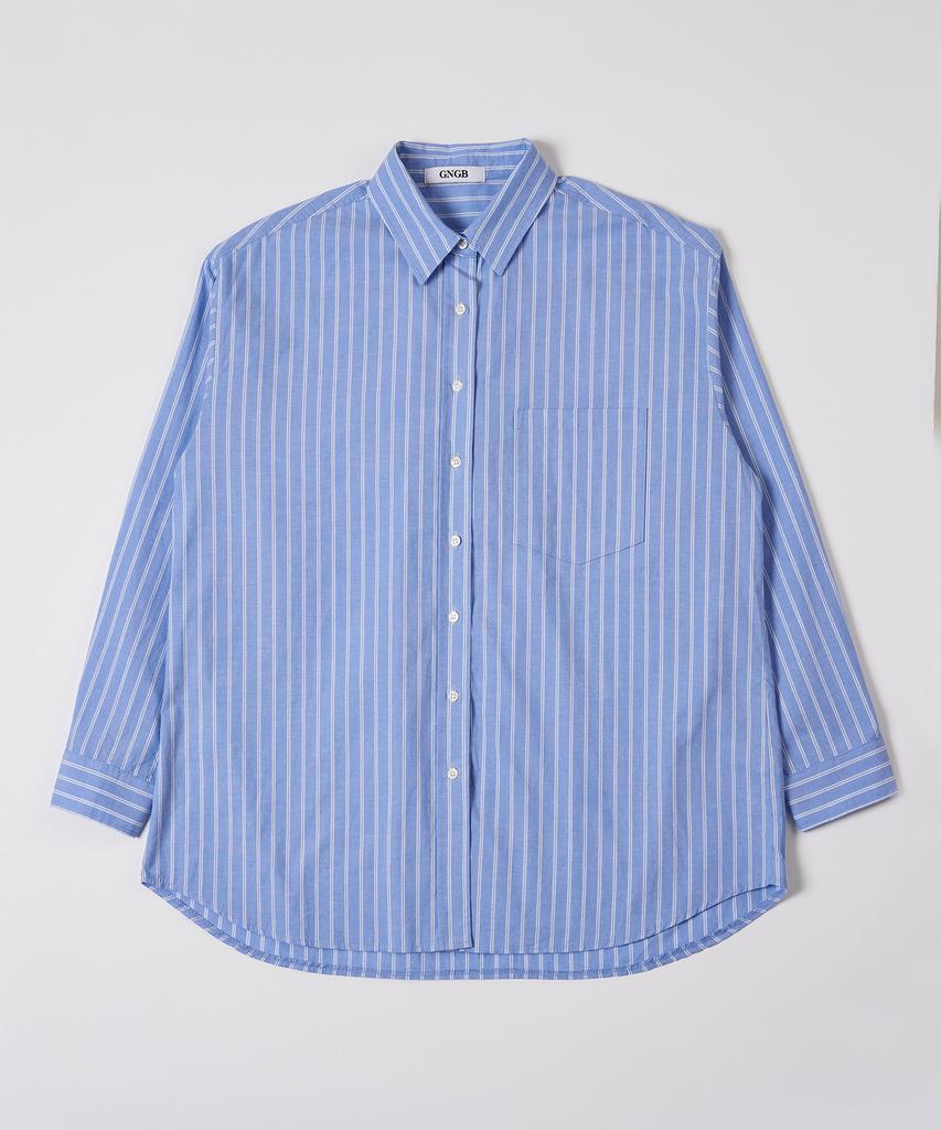 GNGB Striped Peter Shirt_Blue