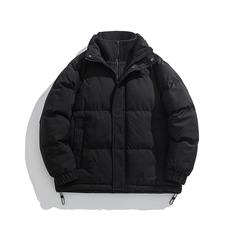 Couple Cotton-padded Fake Two-piece Coat Winter 2025 New Stand-up Collar Thickened Bag Jacket Men's Cotton-padded Jacket