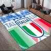Italy National Football Team2 Flannel Pattern Square Carpet,Area Rug,Carpet Rug for Living Room Bedroom Sofa Playroom Decor,Non-slip Floor Mat
