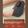 Cordless Ankle Massager with Heating Rechargeable Heated Ankle Brace Foot Heating Pad Wrap with Massage Intensity Adjustment