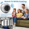 Stainless Steel Kitchen Timer 60 Minute Wind Up Black Round Shape for Cooking Baking Study Nursing Reminder No Battery Required