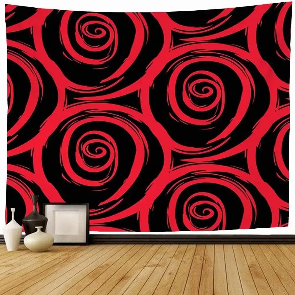 Circular Geometric Pattern Vintage Tapestry Office Living Room Decoration Home Wall Tapestry