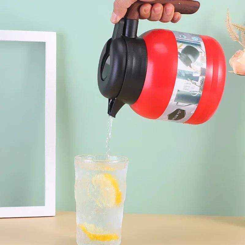 Large Capacity Insulated Thermos Coffee Pot Kettle Tea Jug Temperature Display Vacuum Flask Stainless Steel Thermal Water Bottle