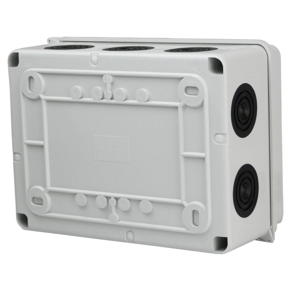 Surface-mounted box with glands 150x110x70 , hermetic IP66 with membranes