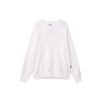 Nike Logo-Print Rundhals-Sweatshirt Herren Tops Weiß DV9830-100