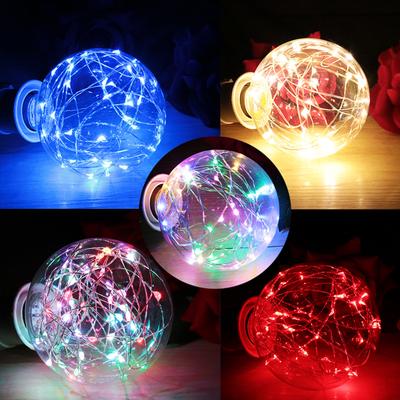 G95 3W LED Edison Guirlande Lumineuse Fée Lampe 220V Lampe Pour Fête De Noël Décoration De Maison De Vacances