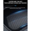 For Tesla 2024-25 Model3 Highland 3  Rear Trunk Mat TPE Car Pads Waterproof Protective Trunk Mats Upper Layer of Trunk Cushion