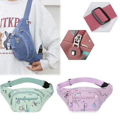 Bolsa de ombro à prova d'água, multifuncional, estilo coreano, transversal, bolsa de cintura fashion