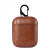 Solid Color Soft Faux Leather Protective Case Cover Shell for AirPods 2