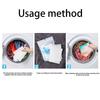 50pcs Cross Color Dyeing Washing Machine Washing Film Non Dyeing Color Absorbing Film