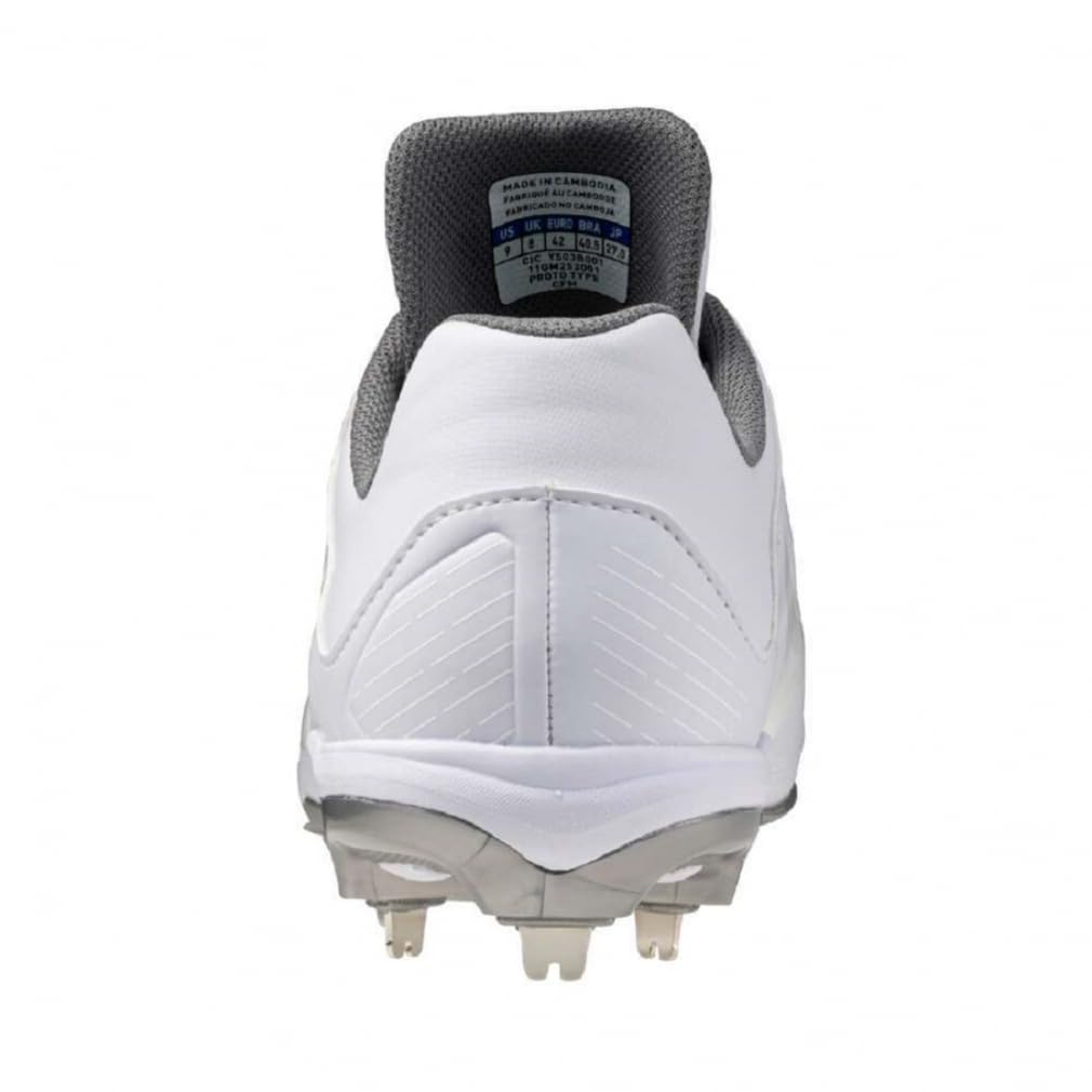 Mizuno Baseball Metal Spike Super Wide 4E Light Rebo Buddy 2 SW White Spa 11GM2520 Miz25ss
