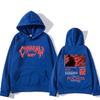 Men's popular chainsaw hooded sweatshirt printed hoodie long sleeved new top cartoon print Gothic streetwear 2026