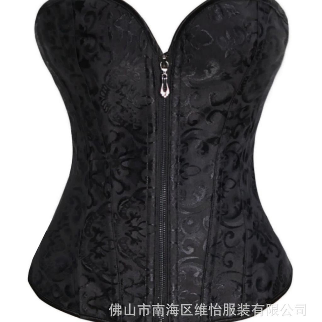 Design Inspired Fishbone Waist Waistband Vest Sexy Slim Fit Shapewear Waist Cinching And Slimming Temperament Solid Color Strapless Top