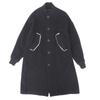 Y's Wool Melton Rib Coat Women's Black 1 YK-C10-109 17AW coat 1 blackUsed