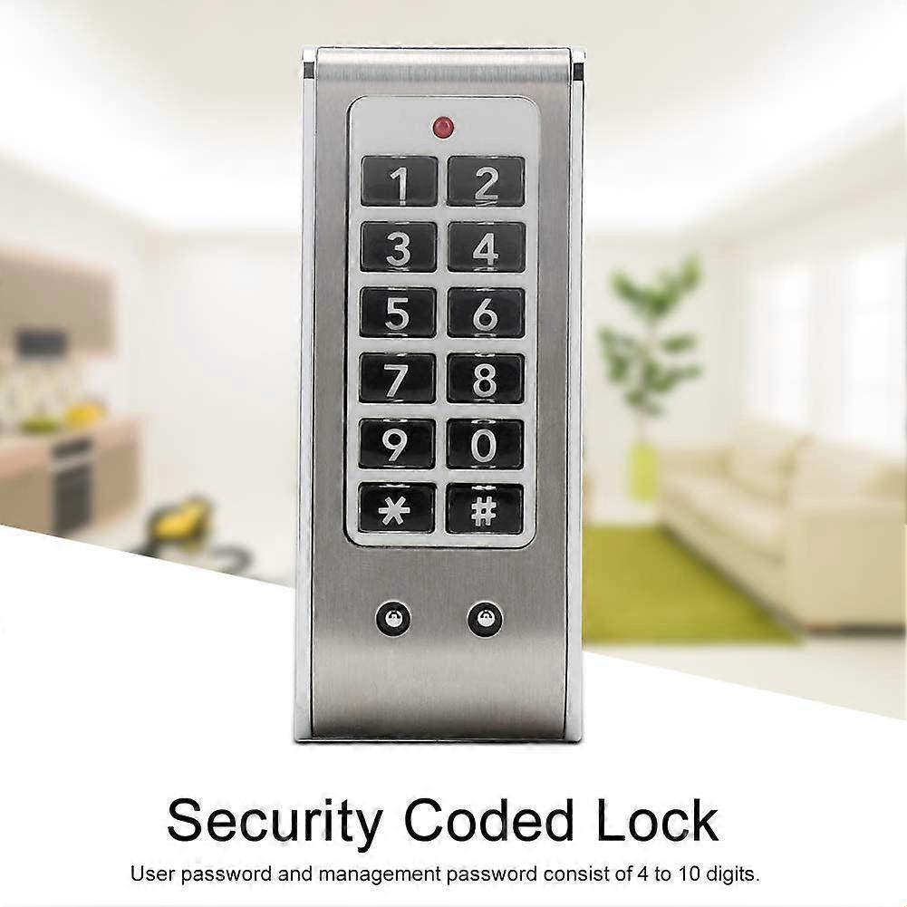 Digital Keypad Code Lock Combination Cam Cabinet Silver Convenient Password Security Coded Lock