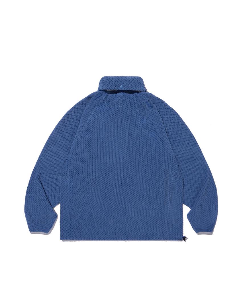 MADDEN Funny Zigzag Hidden Hooded Jacket Blue