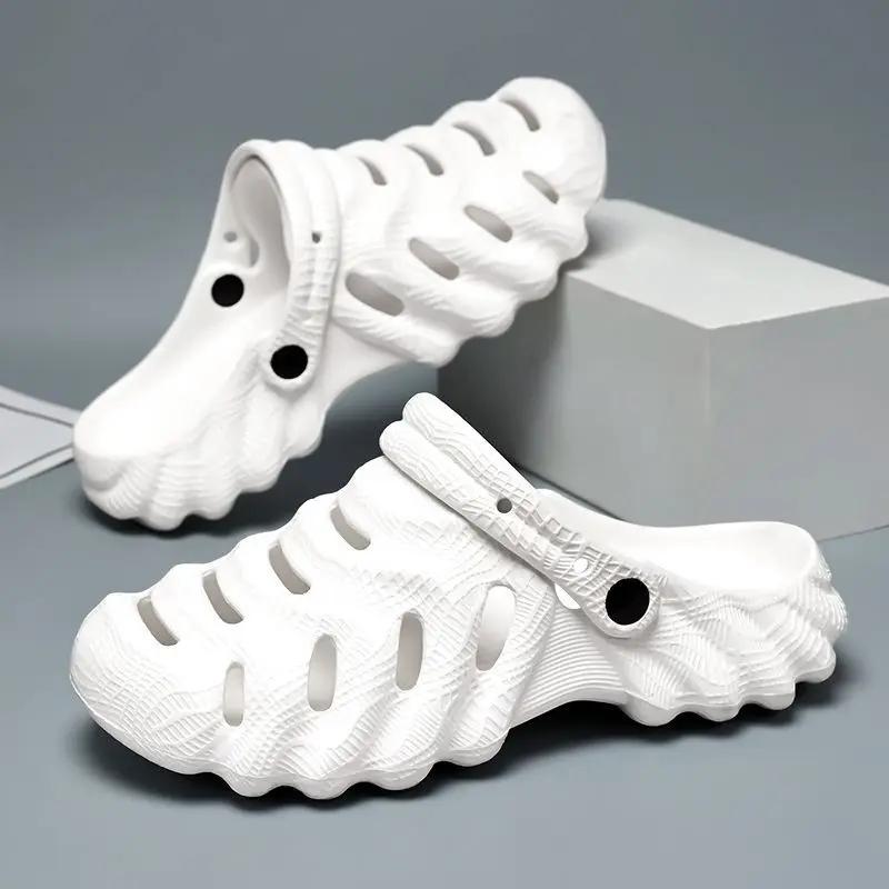 Fashion Hole Male Slipper Fishing and Wading Beach Slides Low Price Trend 2025 Elegant Eva Designer Luxury Summer Sale Style Men's Shoe