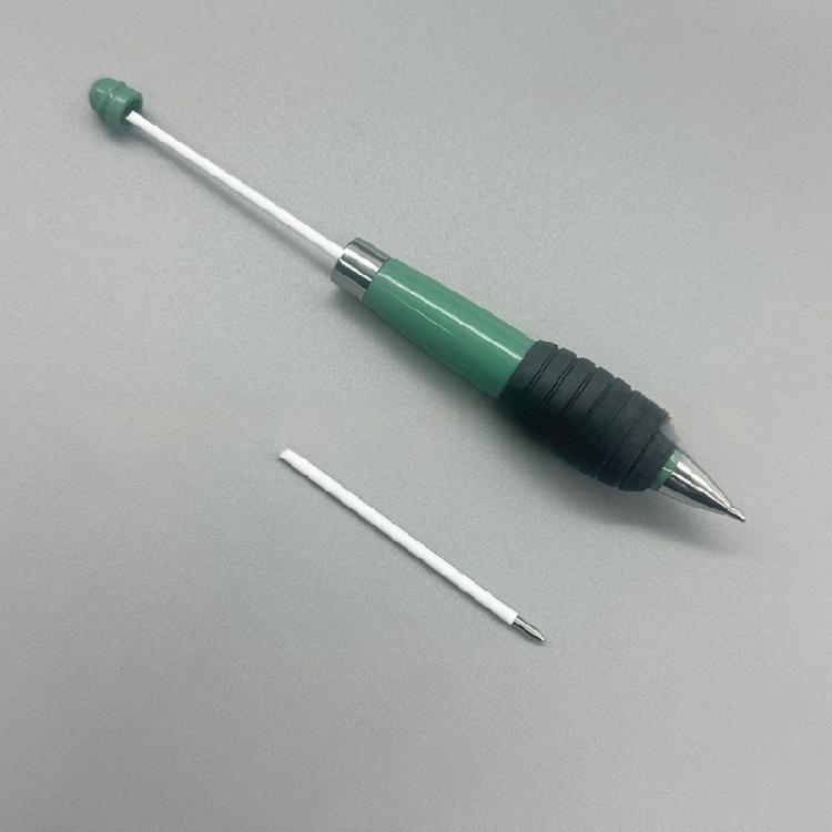 60 Pcs Black/Blue Ink Beadable Pen Refills 1.0mm Replaceable Pen Refills Smooth Writing Pen Refills
