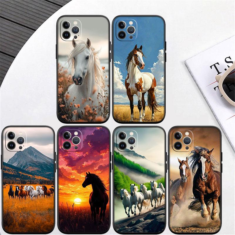 Fine Horse Phone Case for Samsung Galaxy S20 S21 Ultra FE Plus A26 A30 A30S A31 A52 A42 A50 A50S