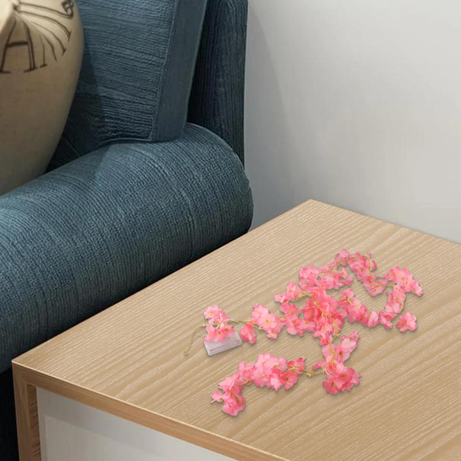 

Light Red Color Artificial Flower Garland Battery Powered Easy To Use Flexible And Versatile Garden Decoration China Mainland