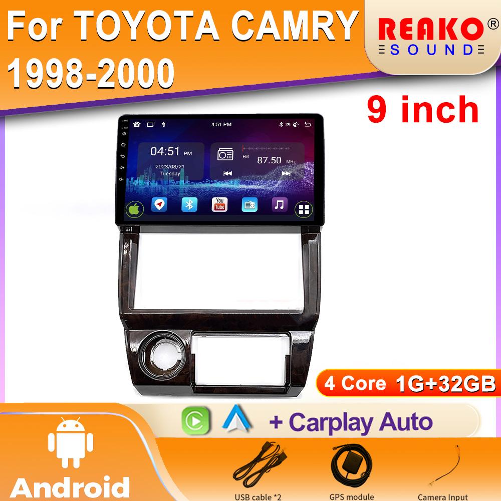 

Автомобильное радио Carplay Android Auto Wireless для Toyota Camry1998-2000 Авторадио Мультимедиа Автомобильное автомобильное радио Wi-Fi GPS Car Play 4 core 1GB+32GB carplay