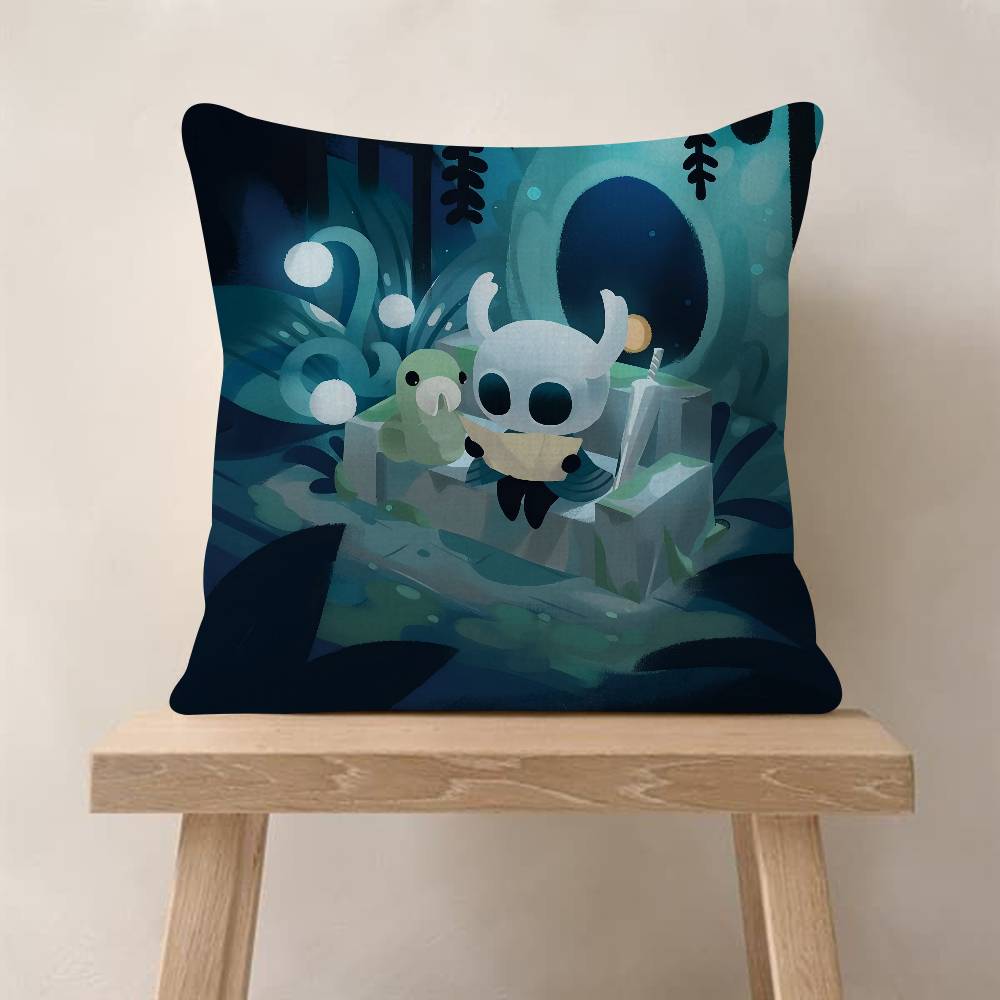 Games H-Hollow KnightS Pillowcase Toon Gift Cushion Cover Bedroom Home Sofa Chair Seat Decor Pillow Case