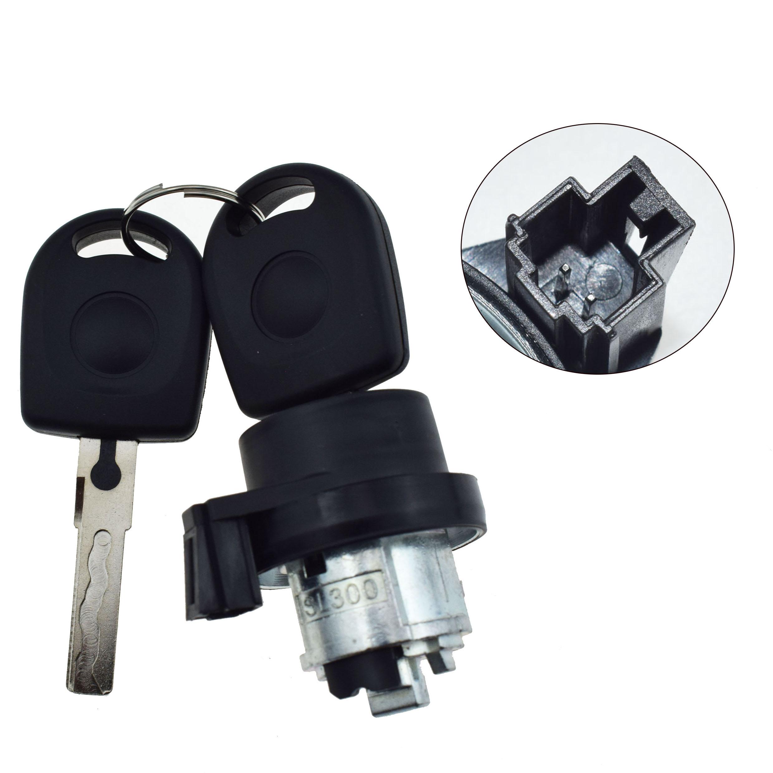 For VW Bora Golf IV New Beetle Passat B5 Polo Sedan R32 GTI Ignition Lock Cylinder Keys 3B0905855C, 3B0 905 855C, 3B0 905 855 C Style 1
