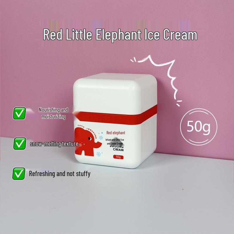 Roter Elefant Kindergesichtscreme - Feuchtigkeitsspendend & Pflegend für Säuglinge und Neugeborene
