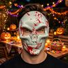 Comfortable Carnival Face Cushion Day of The Dead Skull Masque, Halloween Sugar Full Party Masque Masquerade Accessory for Cosplay, Mexican
