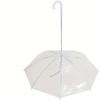 5pcs Transparent Umbrellas Leash for Small Dogs Pet Products Umbrella for Essential Accessory for Rainy Days Dog Walking