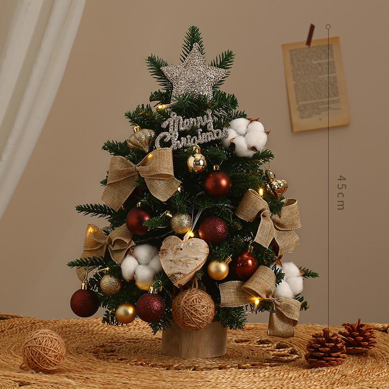 Christmas Festival Mini Desktop DIY Ornament - Small Tree Decoration