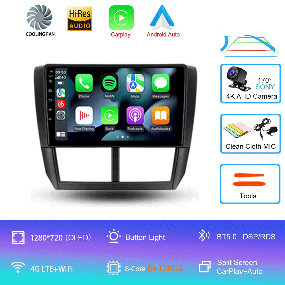 Android 14 For Subaru Forester3 SH 2007-2013 Subaru Impreza GH GE 2007-2011 Car Radio Navigation Multimedia Video Player Stereo