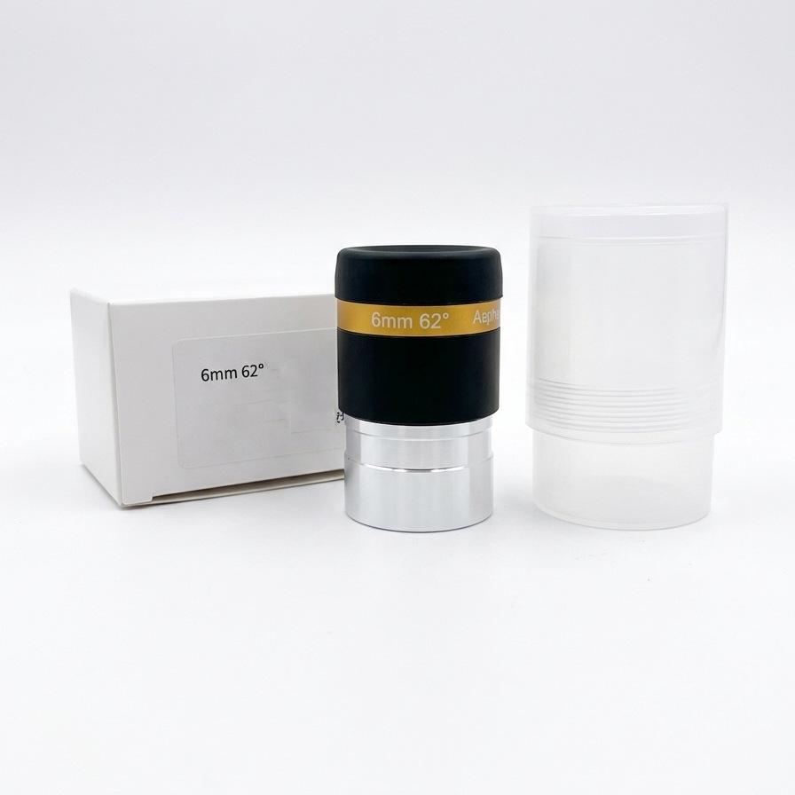 Astronomical Telescope Wide Angle HD Eyepiece Set: 4/6/10/23mm, 62° FOV, 1.25" for High Magnification Stargazing
