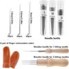 BUDDUR Felting Needles Kit With Finger-cot And Storage Box For Wool Yarn Making DIY Handmade Craft Accessories Tools Set