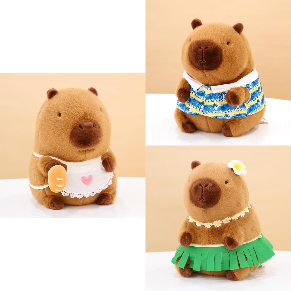Adorable Capybara Plush Toy Authentic Stuffed Animal Soft Pp Cotton Pillow Gift