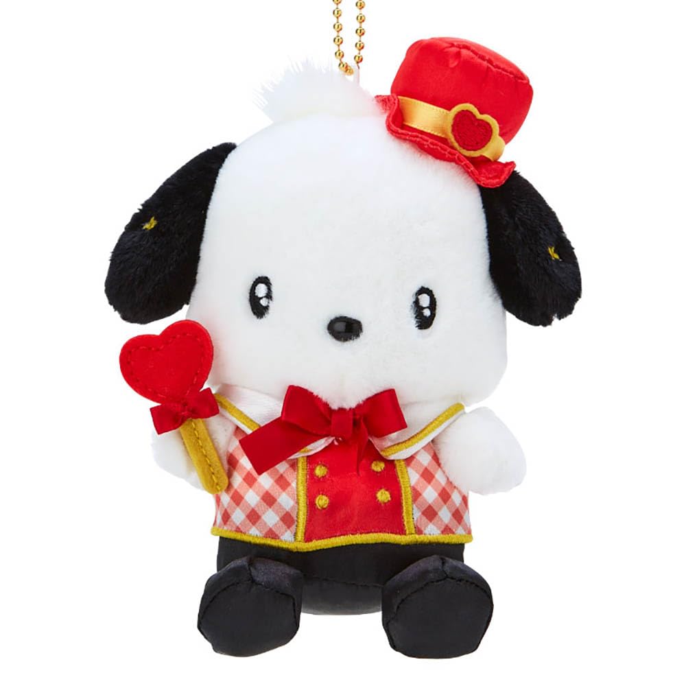 Sanrio Mascot Holder Make You Love Me Even Wide X 7cm Deep X 15cm 494151 (I'll More) Pochacco, Approx. 11.5cm High,