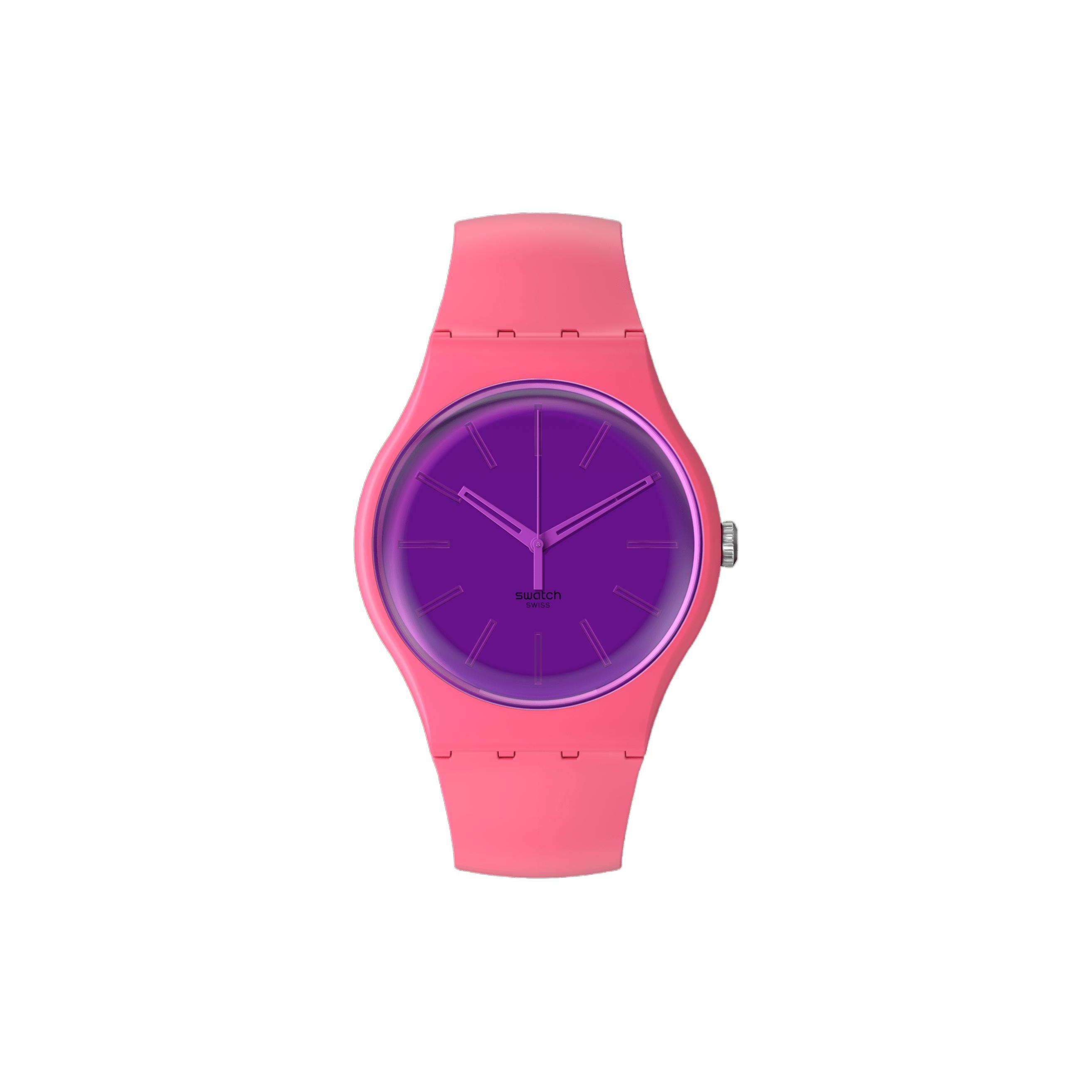 SWATCH Unisex Purple Watch SO29P102 SO29P102 Purple Watch Dial