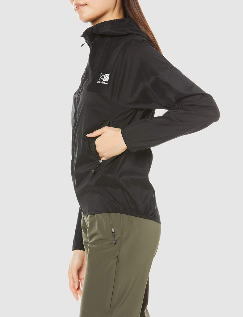 Outerwear Wind Shell Hoodie Black L [Karimar] W's Women's