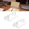 2pcs Acrylic Organizers for Video Game Consoles and Accessories Easy Assembly Display Bracket Modern Gaming Accessory