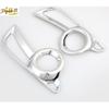 Chrome Front Fog Light Cover Trim Accessory For Toyota Highlander 2017-