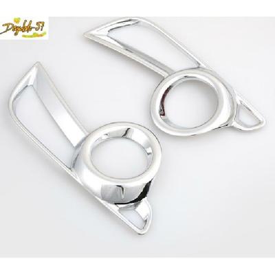 Chrome Front Fog Light Cover Trim Accessory For Toyota Highlander 2017-