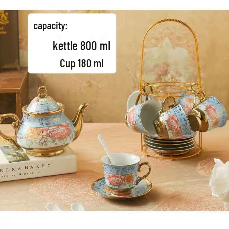 

Retro European Ceramic Tea & Coffee Set