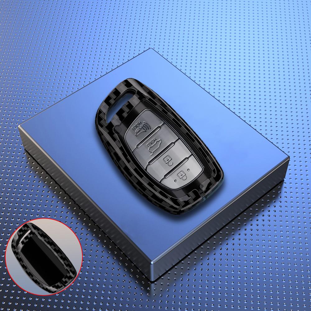 Zinc Alloy Car Key Case For Hyundai Ix35 I40 I20 I10 Tucson Elantra Creta Sonata Ioniq Accent Creata Smart Remote Fobs Cover