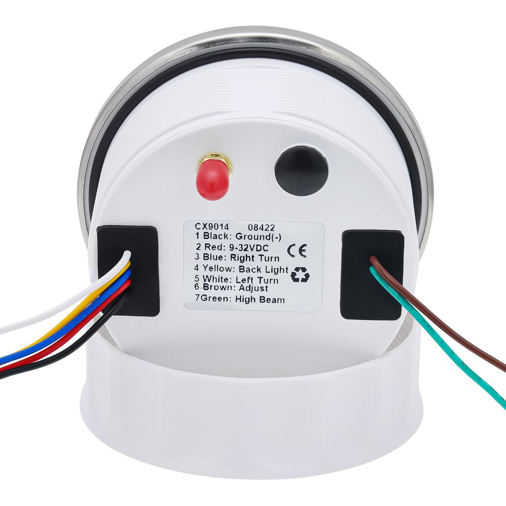 85mm GPS Speedometer Waterproof Anti-fogging LCD Display Speed Gauge Less Power Consumption Longer Life Car Boat Speedometer