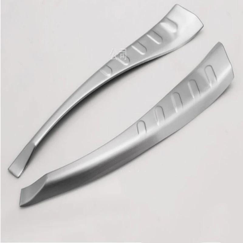 Stainless Steel Inner Rear Bumper Protector Sill Trunk Tread Plate Trim Fit For Toyota RAV4 RAV 4 2014 2015 2016