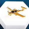 Pilot Badge Captain Chest Badge Aviation Wing Badge Metal Airlines Pin Pilot Badge Pin for Aviation Enthusiasts
