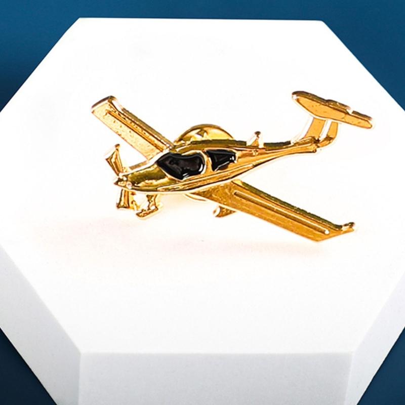 Pilot Badge Captain Chest Badge Aviation Wing Badge Metal Airlines Pin Pilot Badge Pin for Aviation Enthusiasts