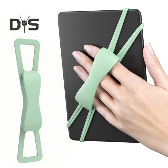 Curea de mână din silicon pentru tablete Kindle, universală, de înaltă elasticitate, sigură și ușoară, pentru cititor de cărți electronice, mâner deget, suport pentru accesorii Kindle