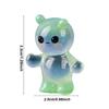 Resin Tiny Cartoon Figurine Noctilucous Glowing in the Dark Miniature Anime Figure Glowing Fairy Garden Statue for Moss
