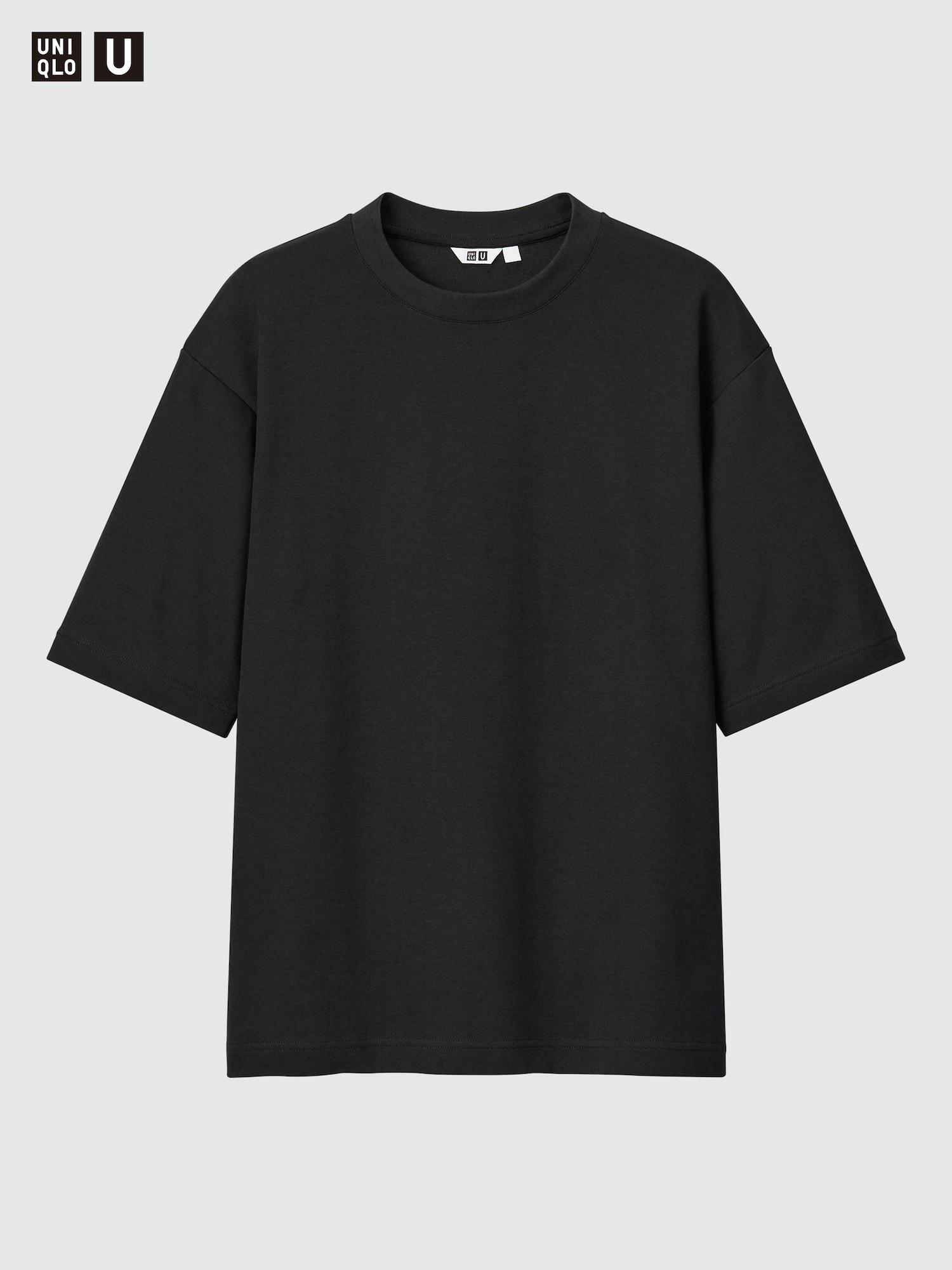 

Футболка Uniqlo Airism CoTTon Oversize с круглым вырезом, 5 частей 09 BLACK/MEN XS
